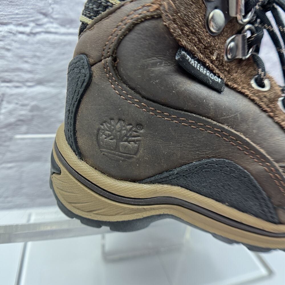 Timberland Pawtuckaway Boots Toddler Size 6 Leather Waterproof Brown Hike Farm - Picture 6 of 13